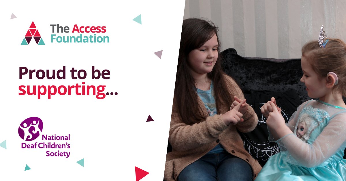Access4Career's tweet photo. The Access Foundation has approved a grant of over £50,000 for @NDCS_UK. 
The funding will support an expansion of the Family Sign Language programme, providing on-line and weekend courses for families to learn sign language together: https://t.co/aOtIfa1ceM

#TheAccessFoundation https://t.co/fWrIogLGig