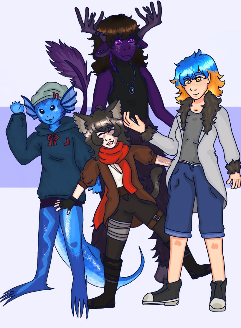 GavIsHelping's tweet photo. The Gay Squad 🤯
 #NewFrontierSMP #mcytart #GavIsHelpingArt #Art https://t.co/RQ1en2JAiC