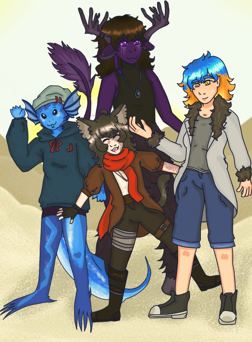 GavIsHelping's tweet photo. The Gay Squad 🤯
 #NewFrontierSMP #mcytart #GavIsHelpingArt #Art https://t.co/RQ1en2JAiC