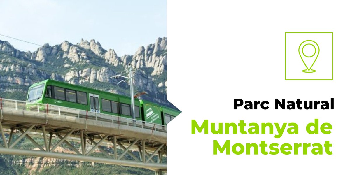 FGCcorporatiu's tweet photo. T'agrada caminar? 🚶🏻‍♂️

El Parc Natural de la Muntanya de Montserrat @PNMontserrat és ideal per a una excursió, i és a només a 1 hora i mitja de Barcelona!

Gaudeix de la natura 🌳 i la màgia de la muntanya ⛰ amb @FGC_Montserrat! #TurismeFGC https://t.co/9OUVYhFDnR