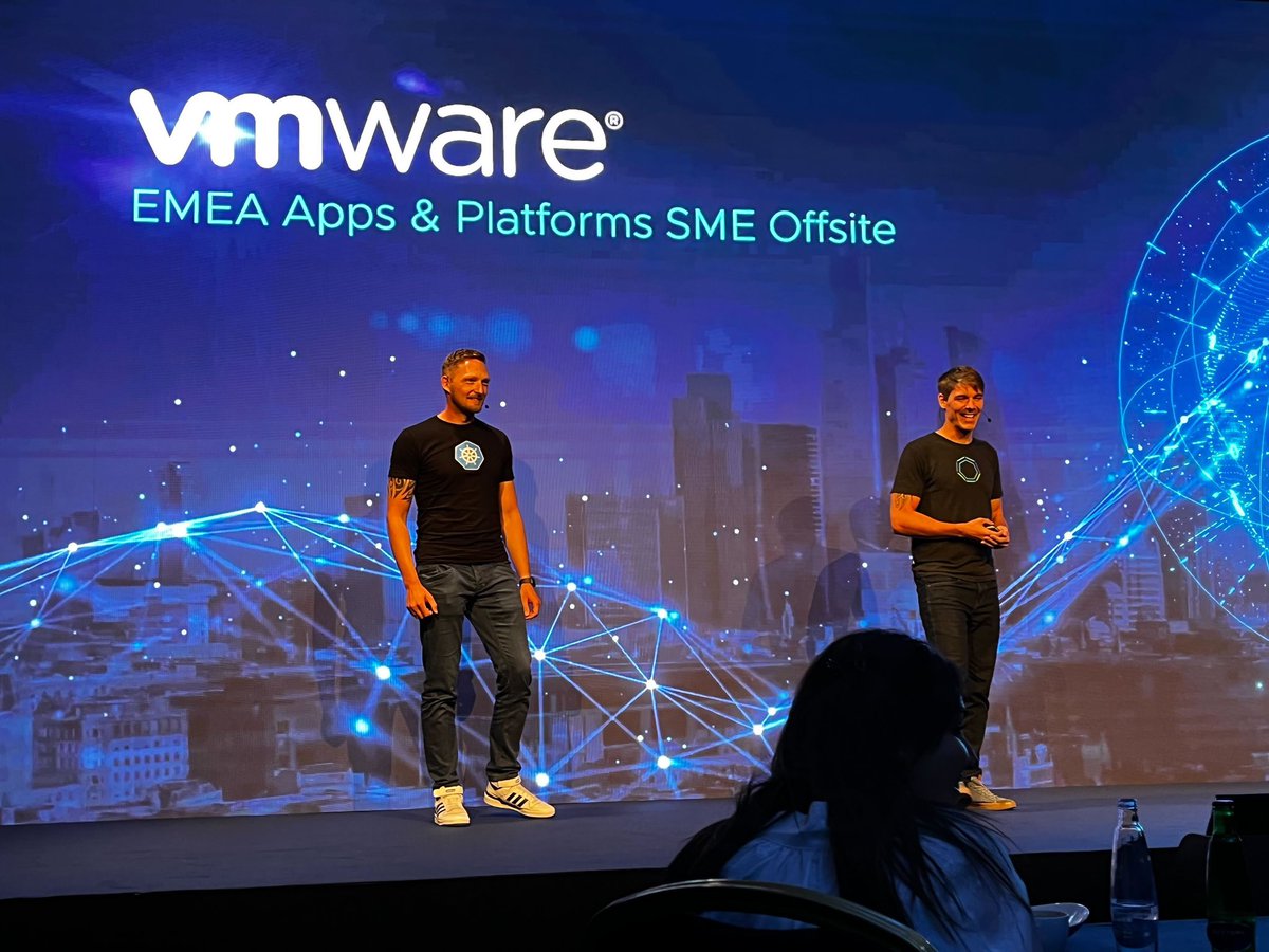 So happy to present our use-case on how to develop autonomous driving models with #tanzu and #bitfusion at our offsite 😀. Thanks @vmw_rguske  <a href="/bbrundert/">Bjoern Brundert (inactive)</a> <a href="/edhoppitt/">Ed Hoppitt</a> <a href="/Alec1823/">Alexander Ullah</a> and everyone supporting us!