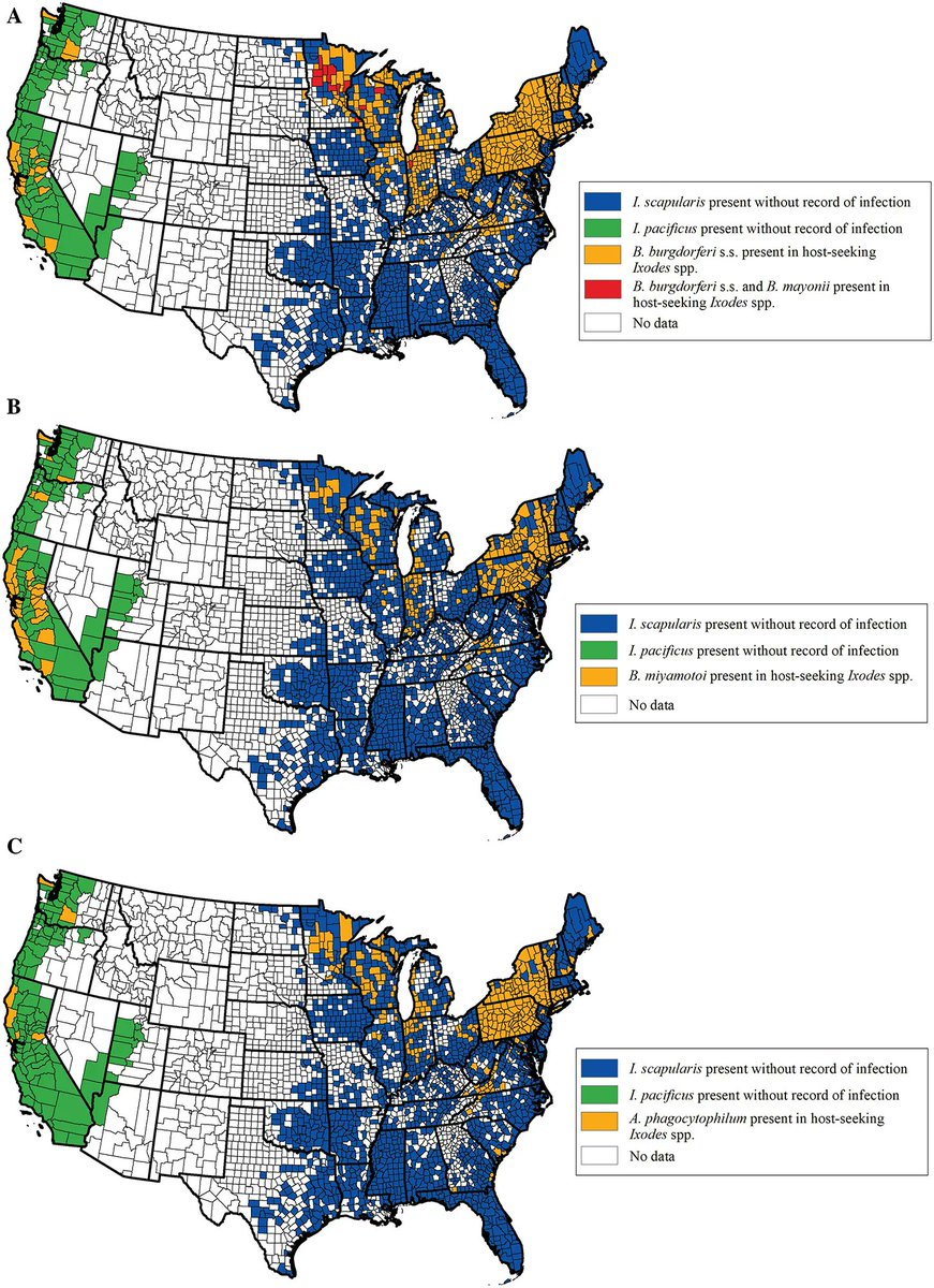 'New CDC Study Details County-Level Distribution of Seven Diseases Spread by Blacklegged Ticks' #tickbornedisease #ticks

entomologytoday.org/2022/06/13/cdc…