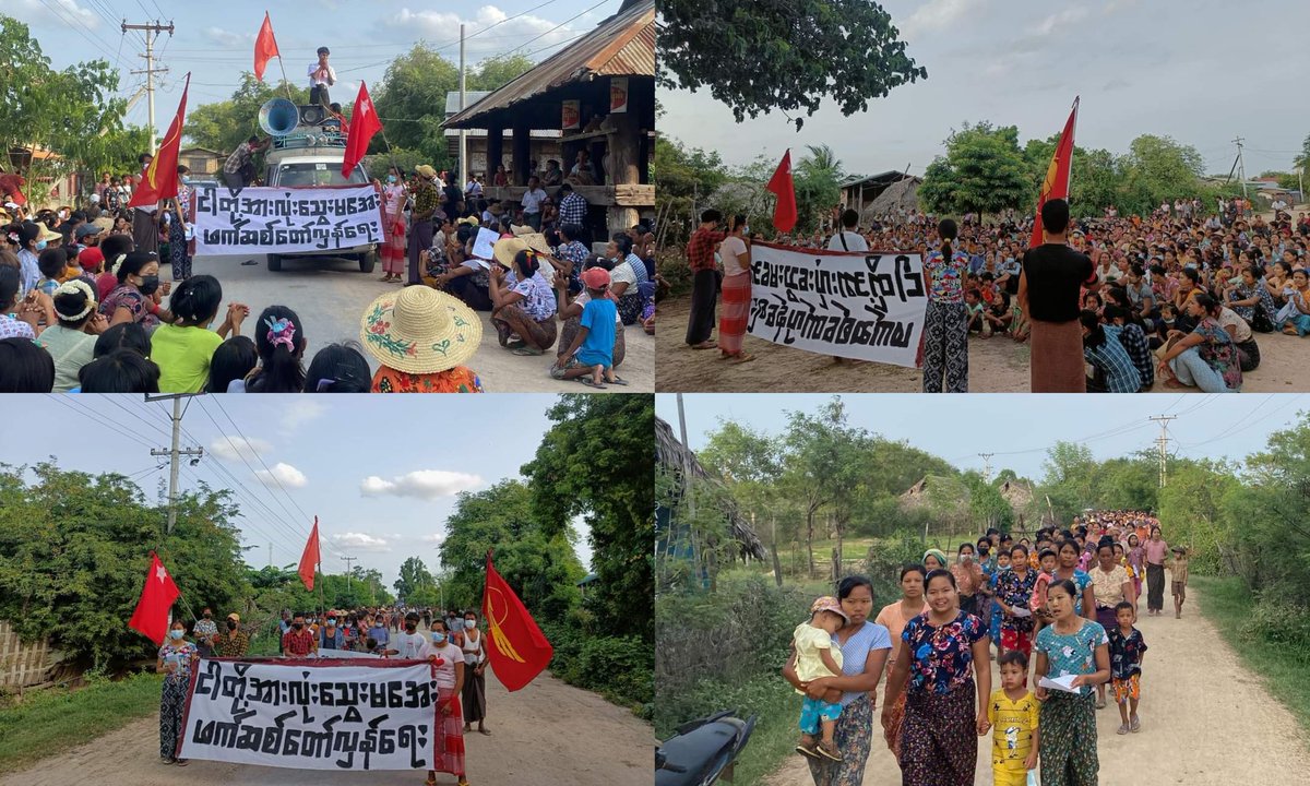 GracePenhallow's tweet photo. Anti-coup revolutionary strike in somewhere in Sagaing Region.

#2022Jun13Coup #HelpMyanmarIDPs #VillagesBurntDownByJunta #WhatsHappeningInMyanmar https://t.co/GkP8sbjxQu