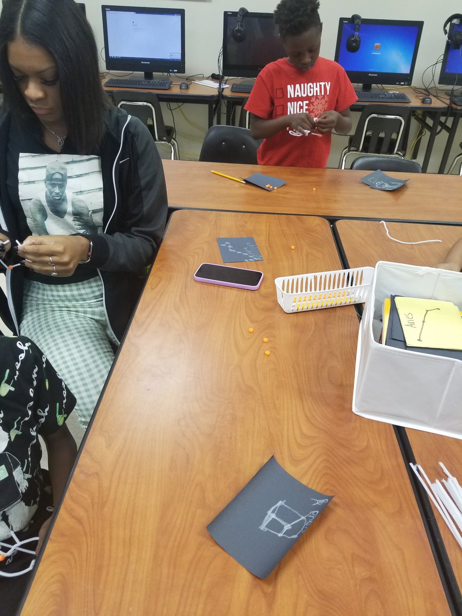 NMBailey713's tweet photo. Last week our astronomers designed and named their constellations. This week, they are building their constellations using pipe cleaners and beads. #IntoTheFuture @IntotheFuture22 #CampMarcella2022 https://t.co/gRQ2fx3SFv