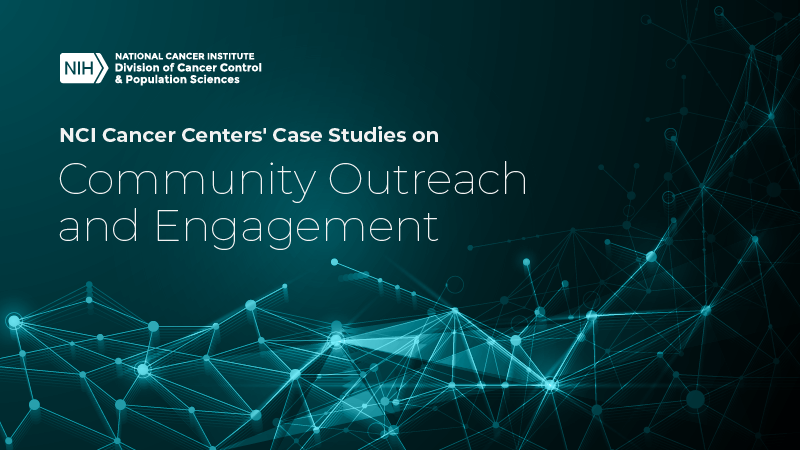 NCICancerCtrl's tweet photo. New: Read #NCI cancer centers’ case studies on community outreach and engagement activities that span the translational research continuum. #cancercenters #communityoutreachandengagement 
https://t.co/o7K3uz3DjC https://t.co/IXx0YtzuSQ