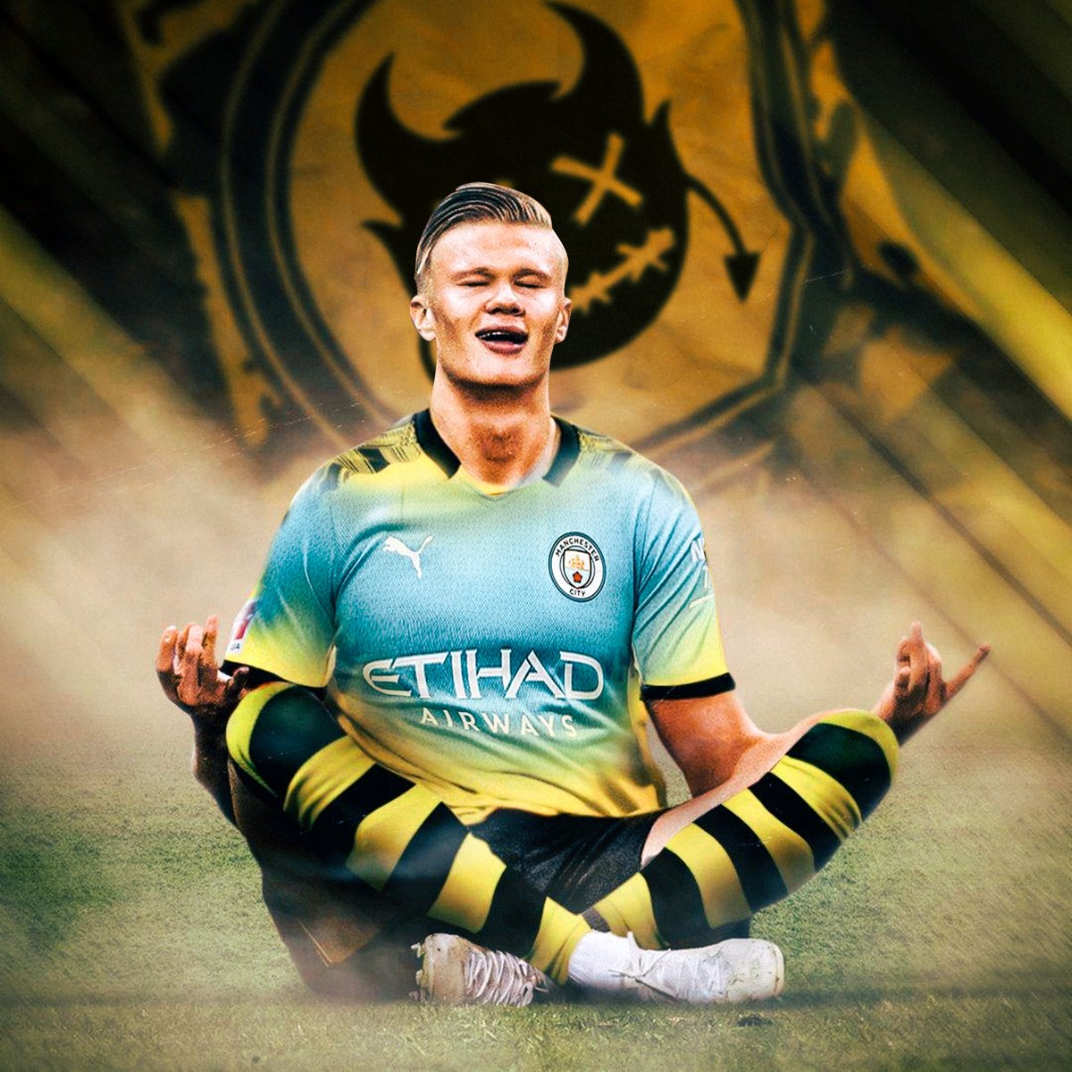 Can #Haaland lift the f*****g curse &amp; lead <a href="/ManCity/">Manchester City</a> to #UCL glory? 😈

Yes/No 👇
