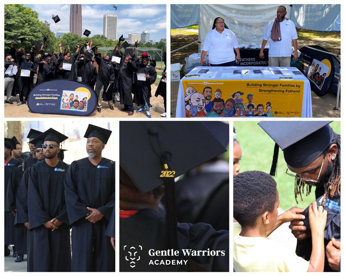 Fathersincorp's tweet photo. What a weekend. Congratulations to our Summer 2022 Gentle Warriors Academy graduating class of dads. WE are super proud of you for taking this journey and confident that your future as a parent will be spectacular. #fatherhoodisbrotherhood #IAmDad https://t.co/zwUNhH6BtR