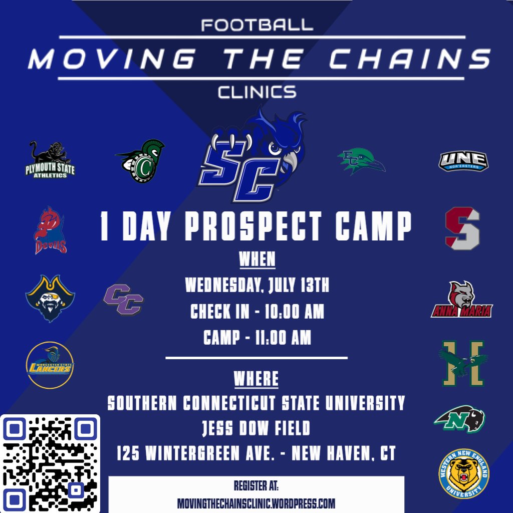 ChainsClinics's tweet photo. 📅 1 Month Out‼️

🏈Who wants to compete❓

📍Jess Dow Field, New Haven CT.  SCSU's Campus https://t.co/ses7p4HcE0