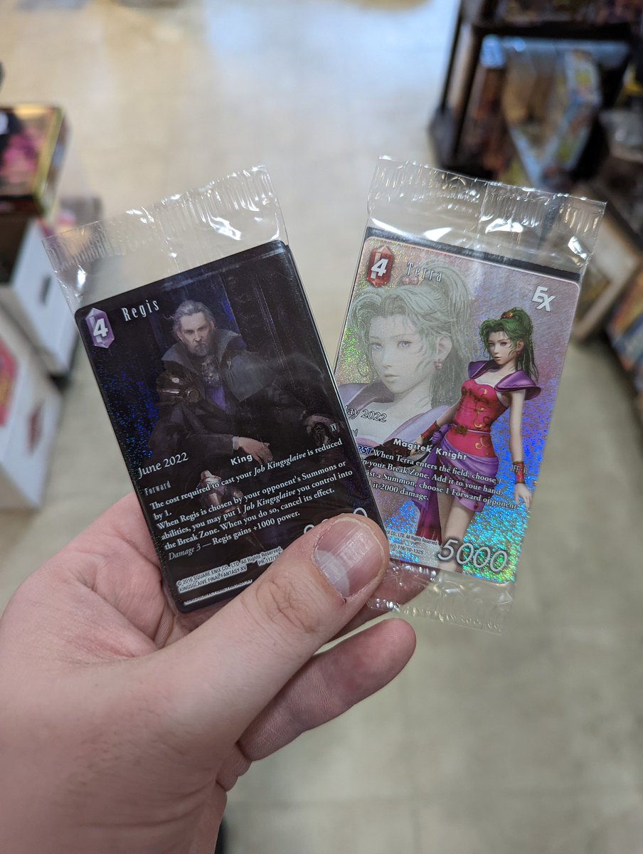 KtwnFFTCG's tweet photo. All caught up with the promos! \o/

#fftcg 
#promocards 
#actionpackedcomics 
#kingstonontario 
#ontariocanada 
#kingston 
#ontario 
#canada https://t.co/FPw24l1o3D