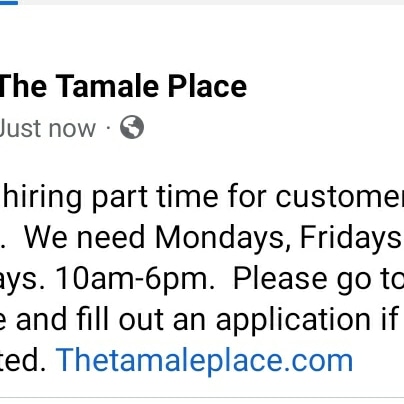 The Tamale Place (@Tamale_Place) on Twitter photo 2022-06-13 15:07:40