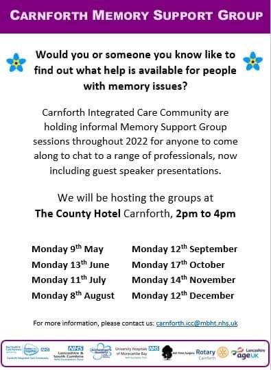 PCNWellbeinghub's tweet image. Today we were at Carnforth memory support group! We had a informative speech from the memory service and stalls from Alzheimer’s society, Just company, CAB etc! Local to us or know someone who is and would benefit come along and join us next month 💛 #memorysupport