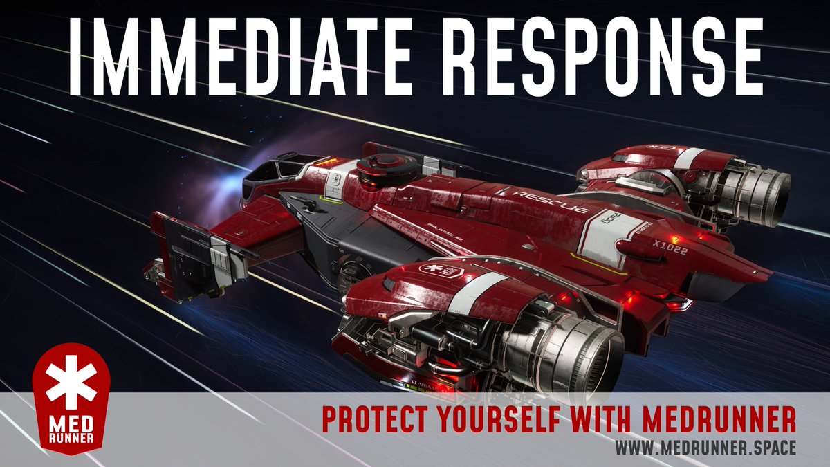 MedrunnerSC's tweet photo. Through our automatic dispatch system, a Medrunner Team is already assembling and ready to talk to you even before you joined our Discord.

https://t.co/hEyGbWzcEf

#StarCitizen @RobertsSpaceInd #VirtualPhotography #Screenshot #Gaming https://t.co/JY6xhfX9FB