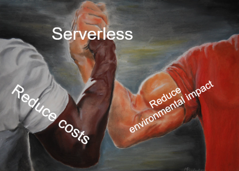 I fell in love with serverless when I found that, thanks to autoscaling and a pay as you go model, it was perfect  for both small &amp; large organizations

After listening to a podcast I learned another benefit -- more environmentally friendly

open.spotify.com/episode/0YQeZN…

❤️ serverless