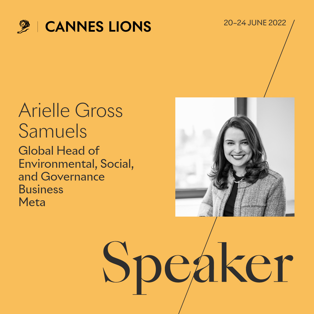 I'm thrilled to participate in a special <a href="/Cannes_Lions/">LIONS | The Home of Creativity</a> #advertising and #sustainability session as we accelerate actions toward #netzero! Join me -canneslions.com/attend/festiva…