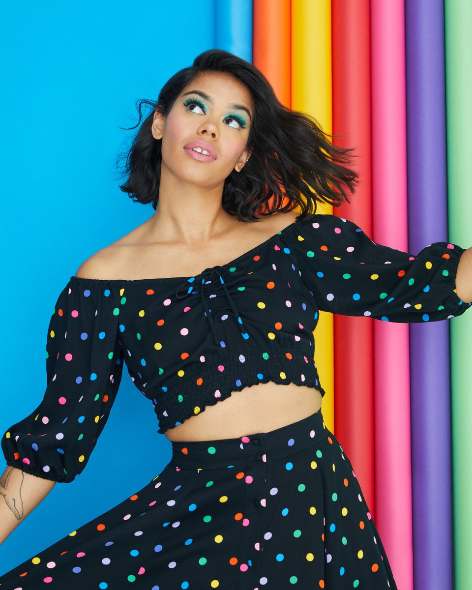 ModCloth's tweet photo. Polka dots through the prism. π
https://t.co/doOQ360coZ - Top
https://t.co/RpMnMmWxsF - Skirt
#modcloth #mymodcloth #rainbow #rainbowoutfit #colorful #colorfuloutfit #colorfuloutfits #pride #pridemonth https://t.co/osNuRo0ckv