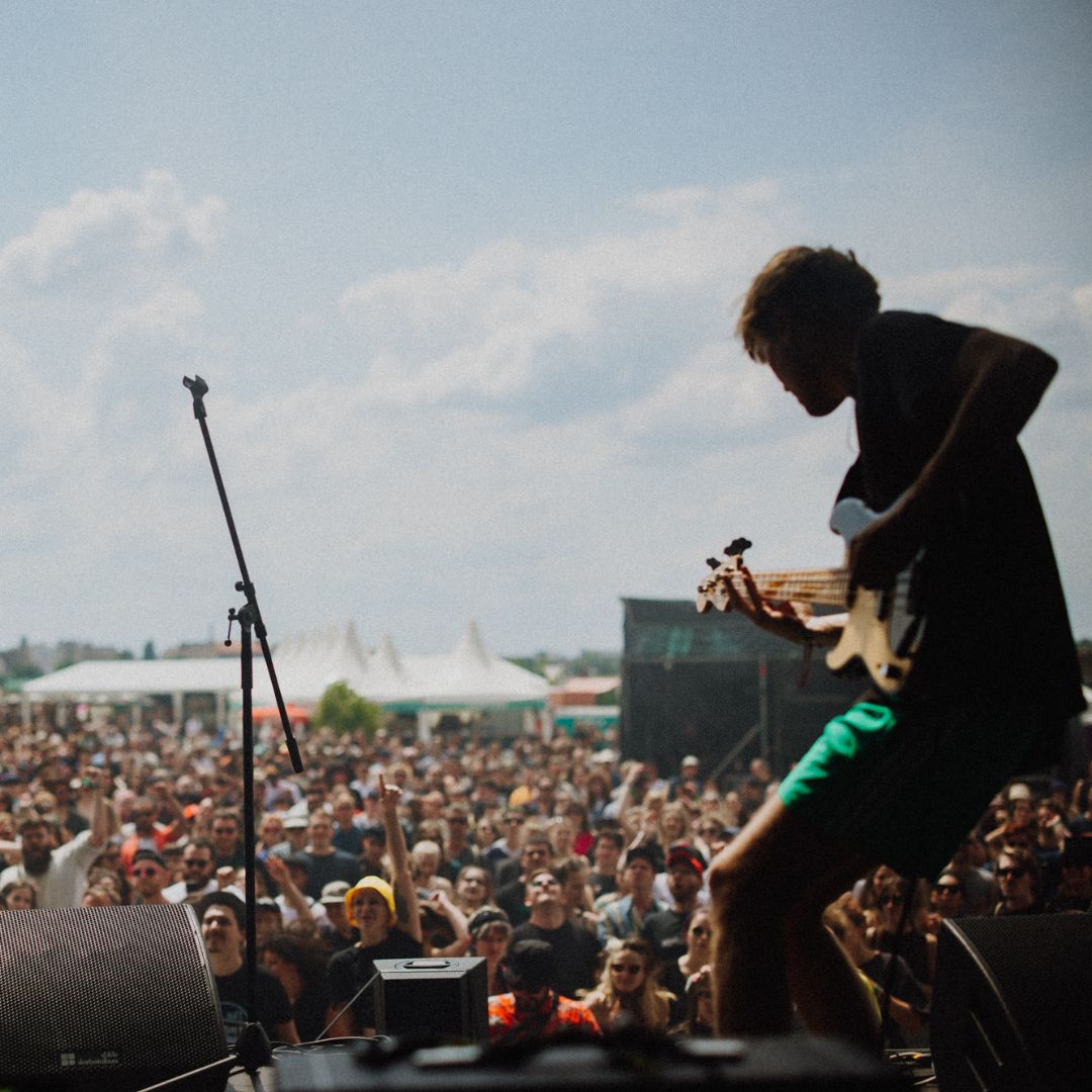 What a weekend for <a href="/talkshowband/">talk show</a>! 🚀😎🤩 <a href="/BKSfestival/">Best Kept Secret</a> and #tempelhofsounds were truly insane! Check below to see the mosh pit grow 🔥🚀 We are crazy proud of you guys!