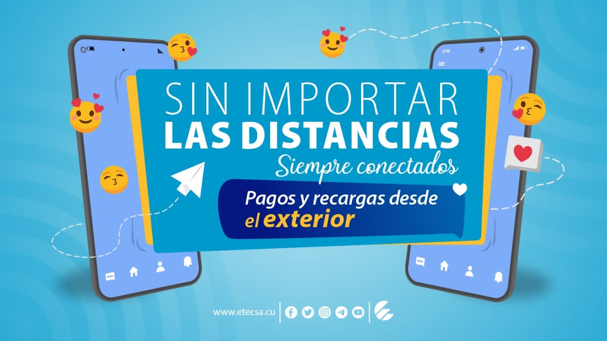 EtecsaServicios's tweet photo. 🤔 ¿Conoces todos los productos y servicios con pago y recarga desde el exterior? Entérate aquí 👇🏽
https://t.co/CSGprn5vr8 https://t.co/m8NFNNSjJ4