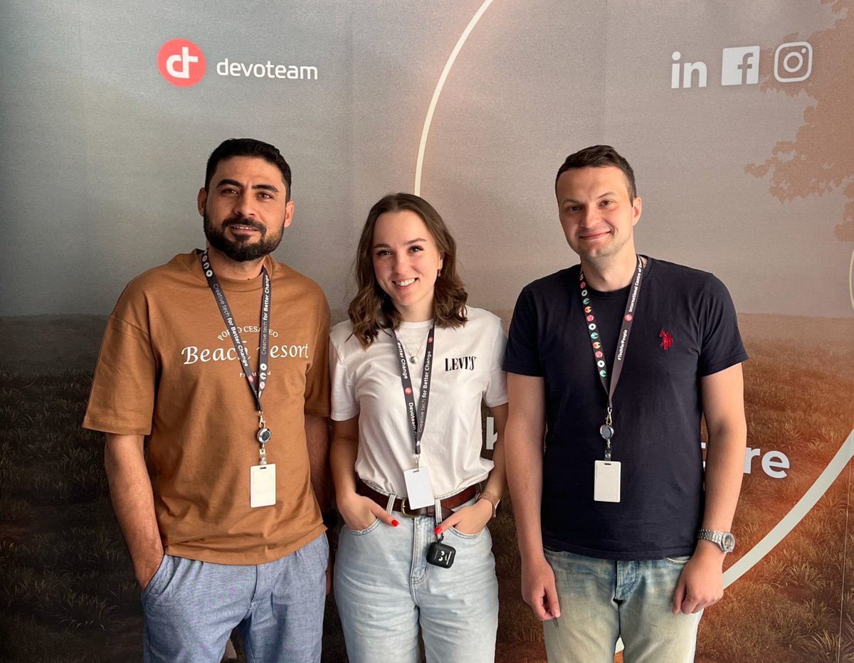 Am 1. Juni war es endlich wieder soweit! Die DevoNow Academy ging in die nächste Runde! 🤩 Wir freuen uns, dass wir 3 Teilnehmer aus Deutschland für die N Platform begeistern konnten!
Nochmal herzlich Willkommen und einen guten Start! 🎉 

#devoteam #nplatform #newcomers