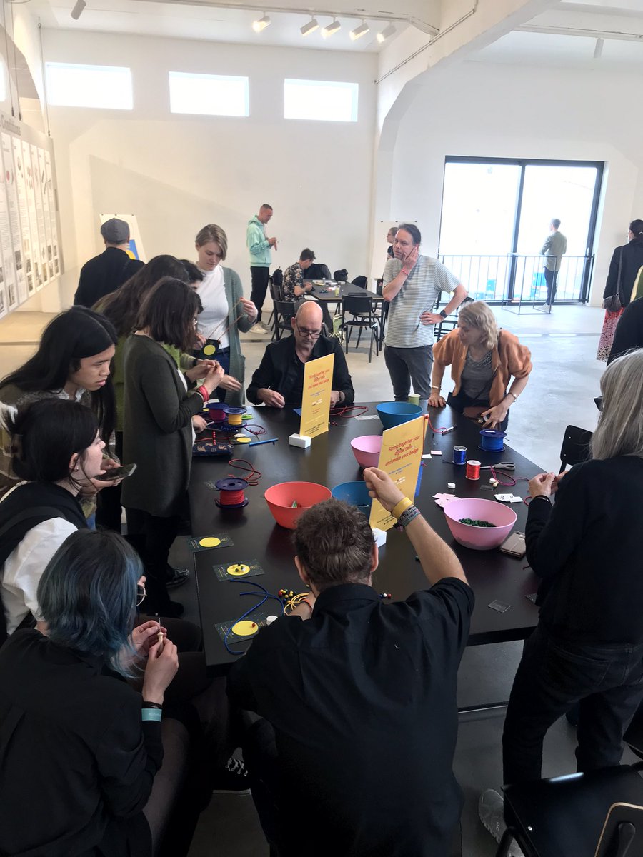thingscon's tweet photo. We look back at a wonderful #ThingsCon22. It was great to see friendly inspiring people meet while drinking coffee, visiting the expo, sharing a workshop and of course making a personal badge badge. Thank you all for making it a great event. https://t.co/45YACrBwg3