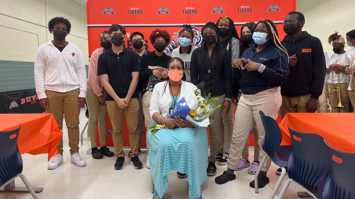 Congratulations to DuVal High School science teacher Dr. Terri Dove, 2022 recipient of the Christa McAuliffe Outstanding Teacher Award! 
The award is a tribute to McAuliffe, former PGCPS Teacher-In-Space who lost her life aboard the space shuttle Challenger in 1986. #PGCPSProud