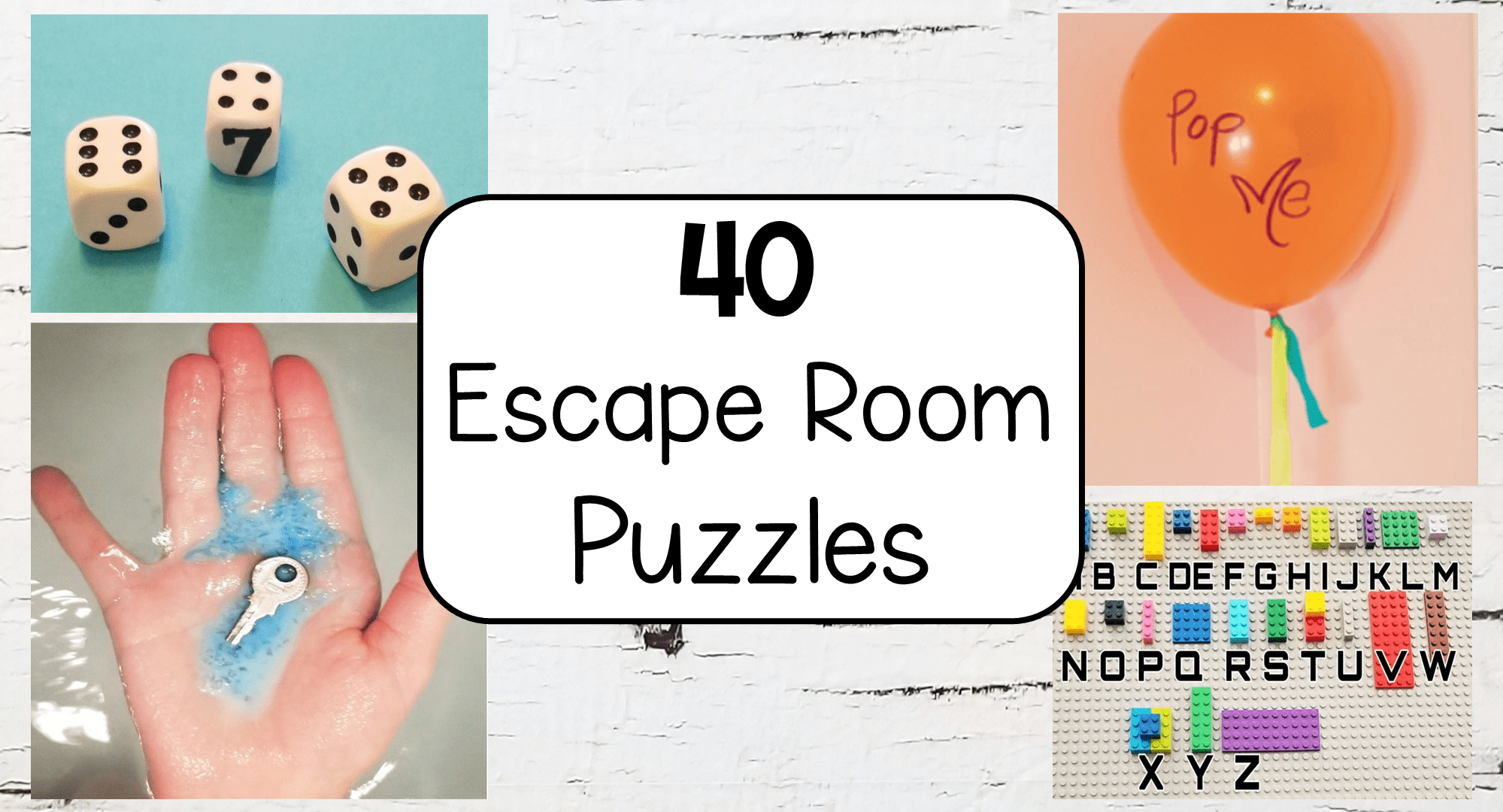 Play at home escape room games I For Children and Adults I