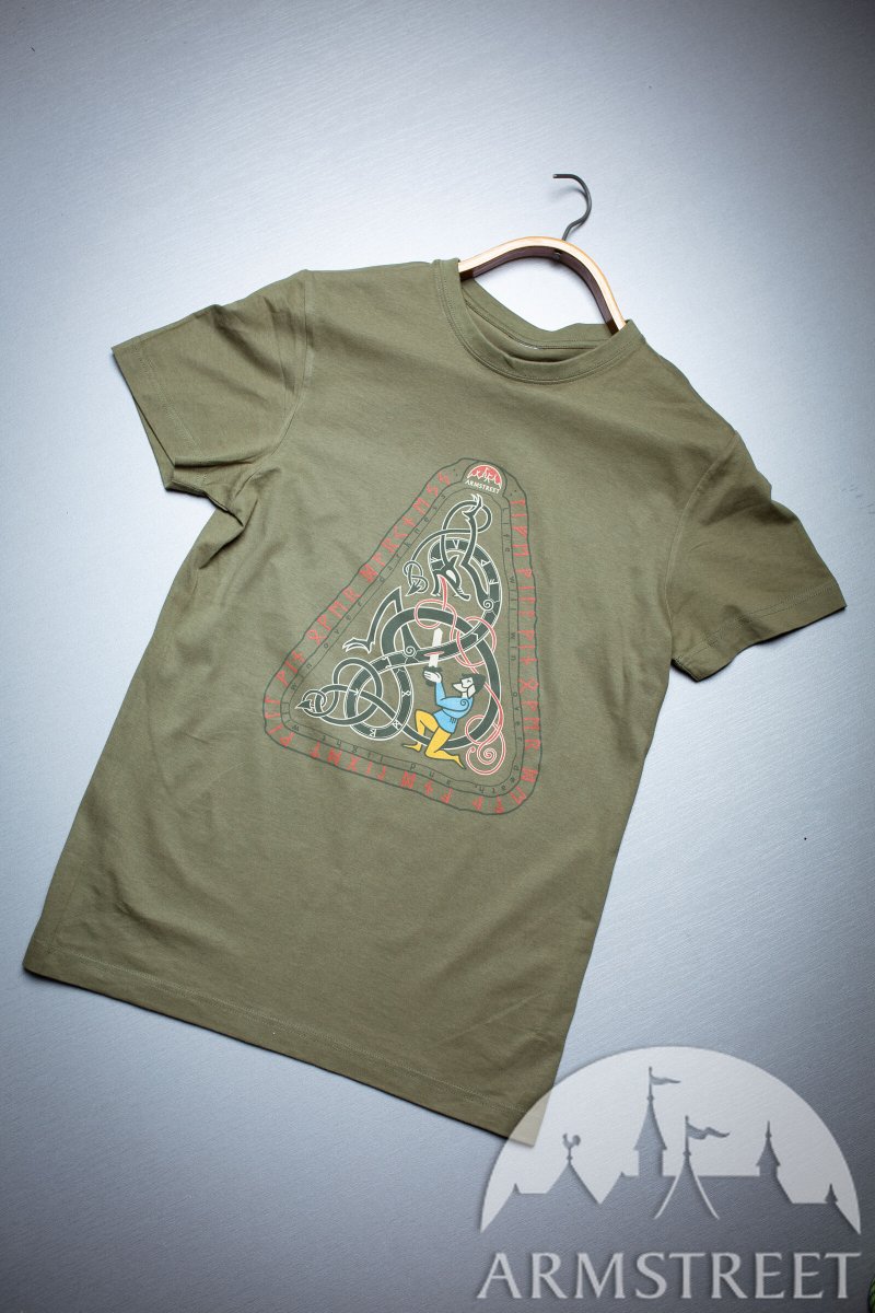 New cool colour of the "Warrior and serpent" Viking T-shirt
armstreet.com/store/medieval…
#armstreet #viking #Vikings