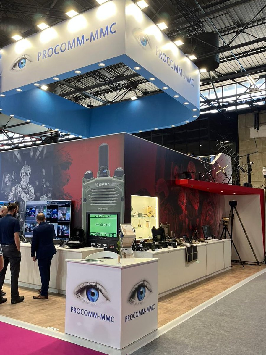 Delighted to be exhibiting with <a href="/PROCOMM_MMC/">PROCOMM-MMC</a>  at <a href="/cogeseurosatory/">Eurosatory</a> Stand 711 - Hall 5A.
#eurosatory2022 , the international reference for land &amp; airland #defence &amp; #security exhibition, takes place every two years.
#i7Technology #military #defense