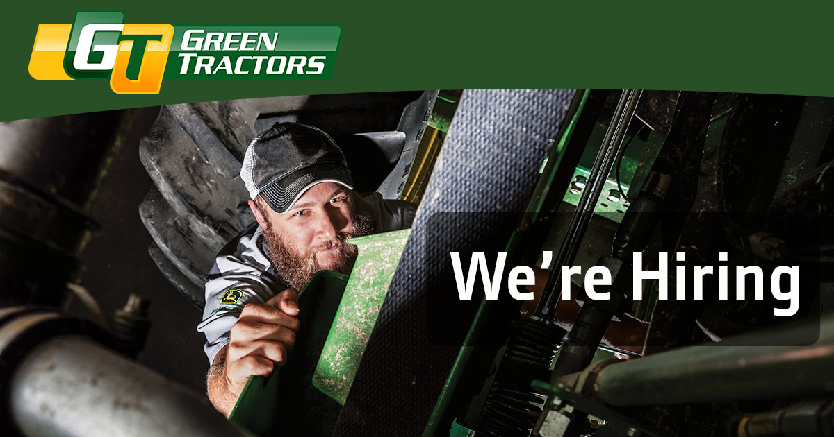 JOIN OUR TEAM! As we are ever-expanding, we are looking for talented, passionate people in various roles for our parts and service teams in many of our locations!  
Check out the latest Green Tractors Career Opportunities here: greentractors.ca/about-us/caree…

We can't wait to meet you!