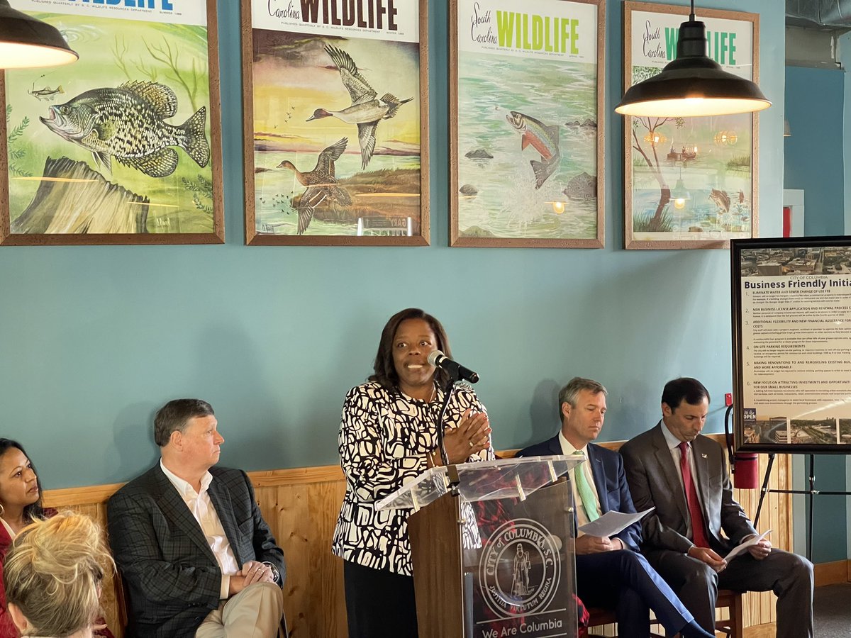 District 1 Councilwoman @Tina4District1 is excited about this process that will propel businesses forward in the City of Columbia. #WeAreColumbia #WeAreOpen