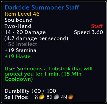 ninjafox_plays's tweet photo. Check out this item I just got! [Darktide Summoner Staff] #Warcraft https://t.co/YJOOsEiuC7