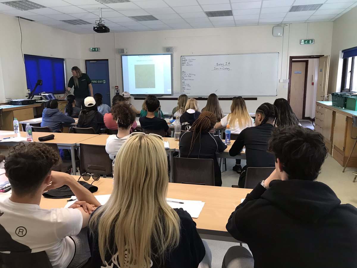 The Y12 Biologists have arrived safely in Slapton, and are learning already! <a href="/DGSSciCollege/">DGS Science College</a> <a href="/DGS6thform/">DGS 6th Form</a>