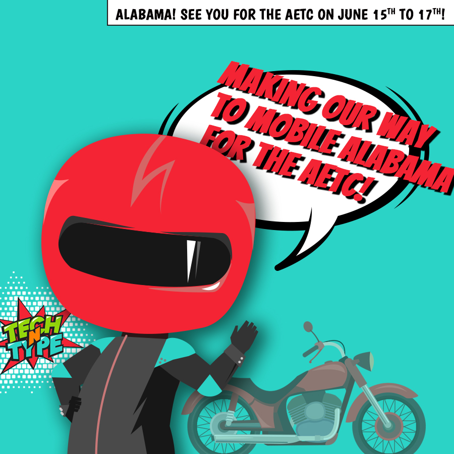 Alabama!! We are SO excited to be coming over for a visit!!! Come hang out with us!!

See you at the AETC!! 🤩🏍💻⌨️

#aetc #alabamateachers #teachersofinstagram