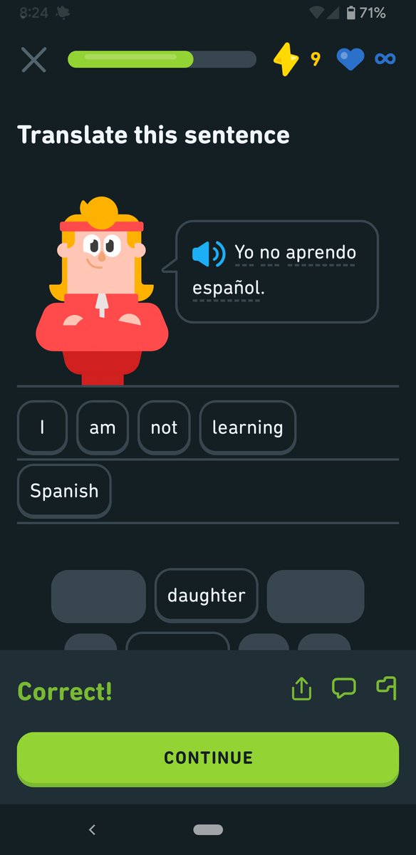 🧐 is Duo trying to tell me something? 🤣 #Duolingo