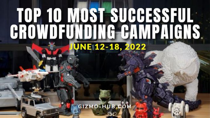 top 10 most successful crowdfunding campaigns june 2022