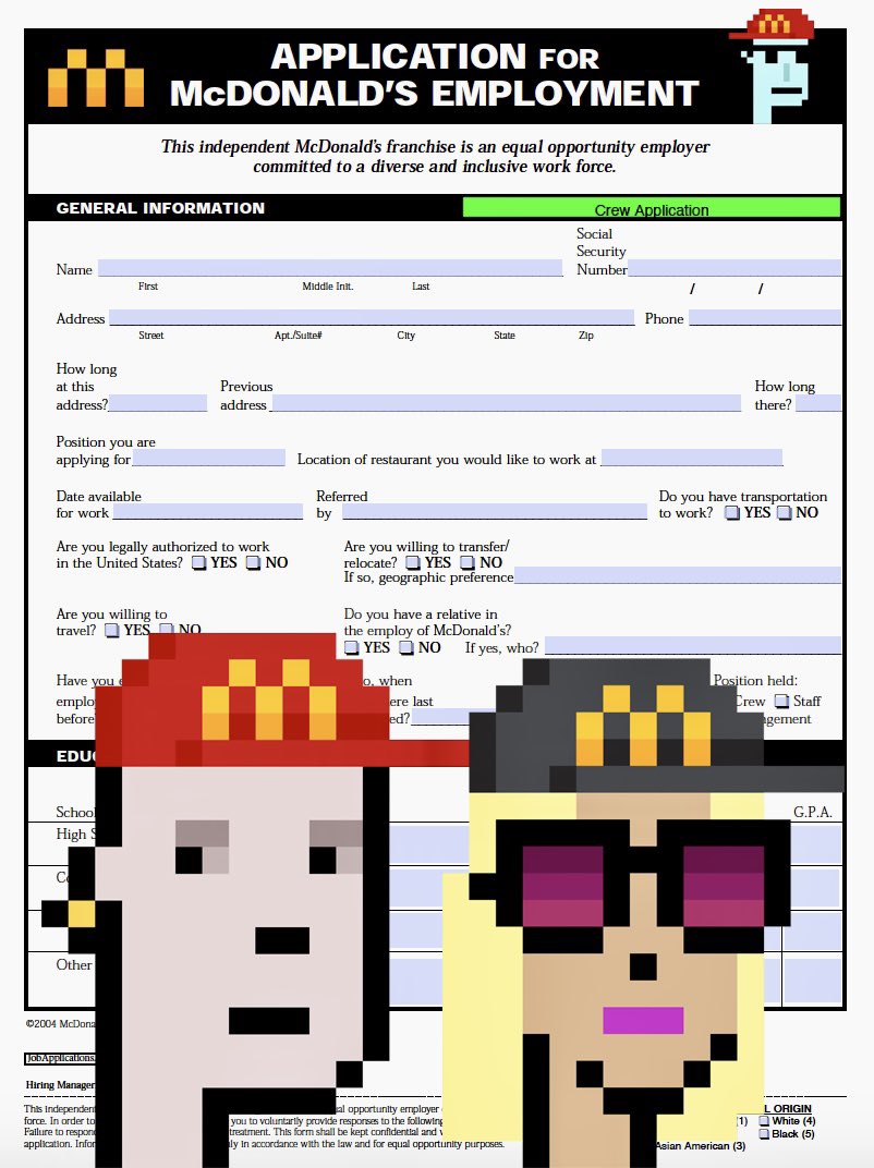 FastFoodPunks's tweet photo. We got positions for all levels of Rektness 🍔

https://t.co/Kkau6clzT3

https://t.co/6RrRbKyDpg

https://t.co/SAqSChGRoo

FFP Gen 2 minting open 😉
https://t.co/bmQzr0REcf https://t.co/5GHr8oa2nG