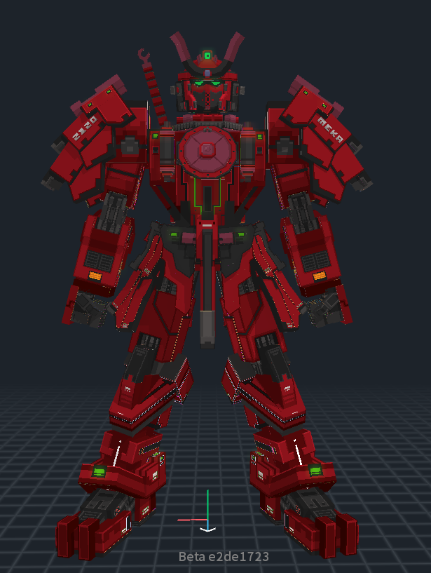 ethkuan's tweet photo. It's time to build in the bearmarket.#mekaverse #mekagang #mehca #gundam #sandbox #voxEdit https://t.co/cVo4sTsCp0