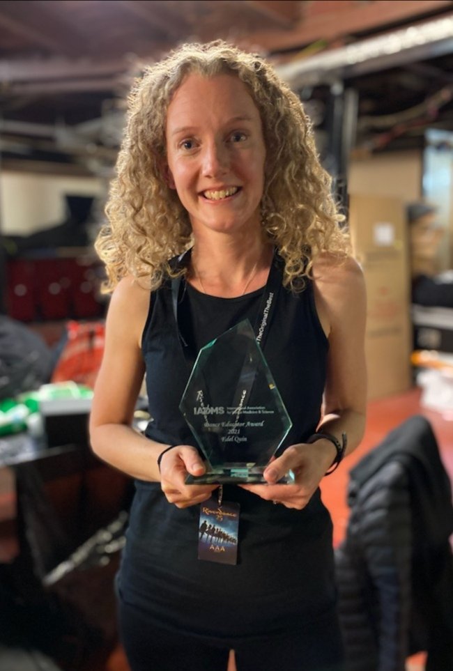 EdelQuin12's tweet photo. Honoured to have been awarded the @IADMS dance educator award in 2021. Who will you nominate in 2022... So many deserving dance educators out there...
#dancescience
#danceeducator https://t.co/5Zd77e1hQB