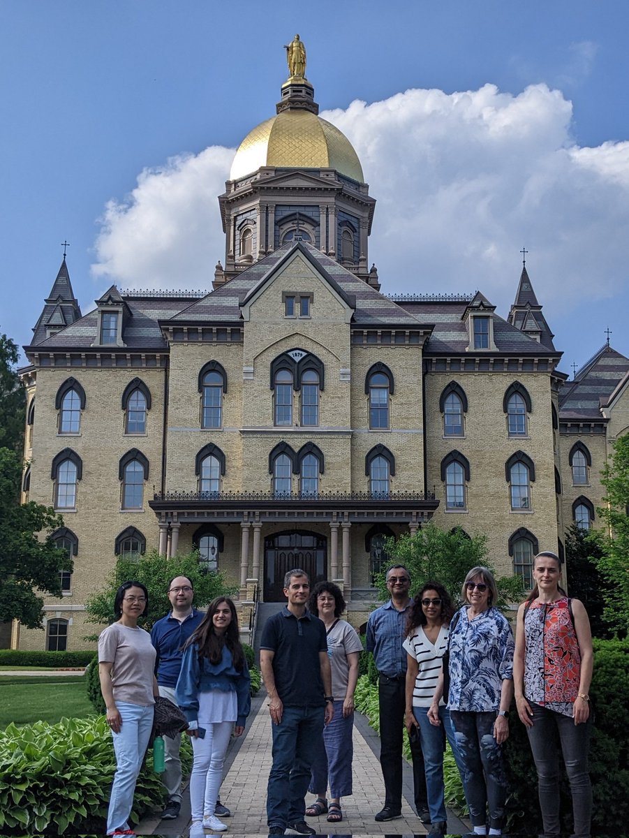 Discussing the future of network biology at the beautiful Notre Dame campus.