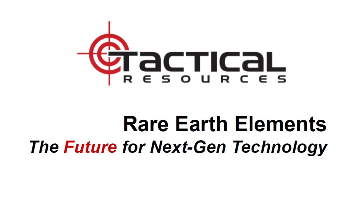 TacticalResCorp's tweet photo. Tactical Resources Announces DTC Eligibility For U.S. Trading

CSE: $RARE
OTC: $USREF

https://t.co/apB5gQle9L https://t.co/RSCJ0xrx5y