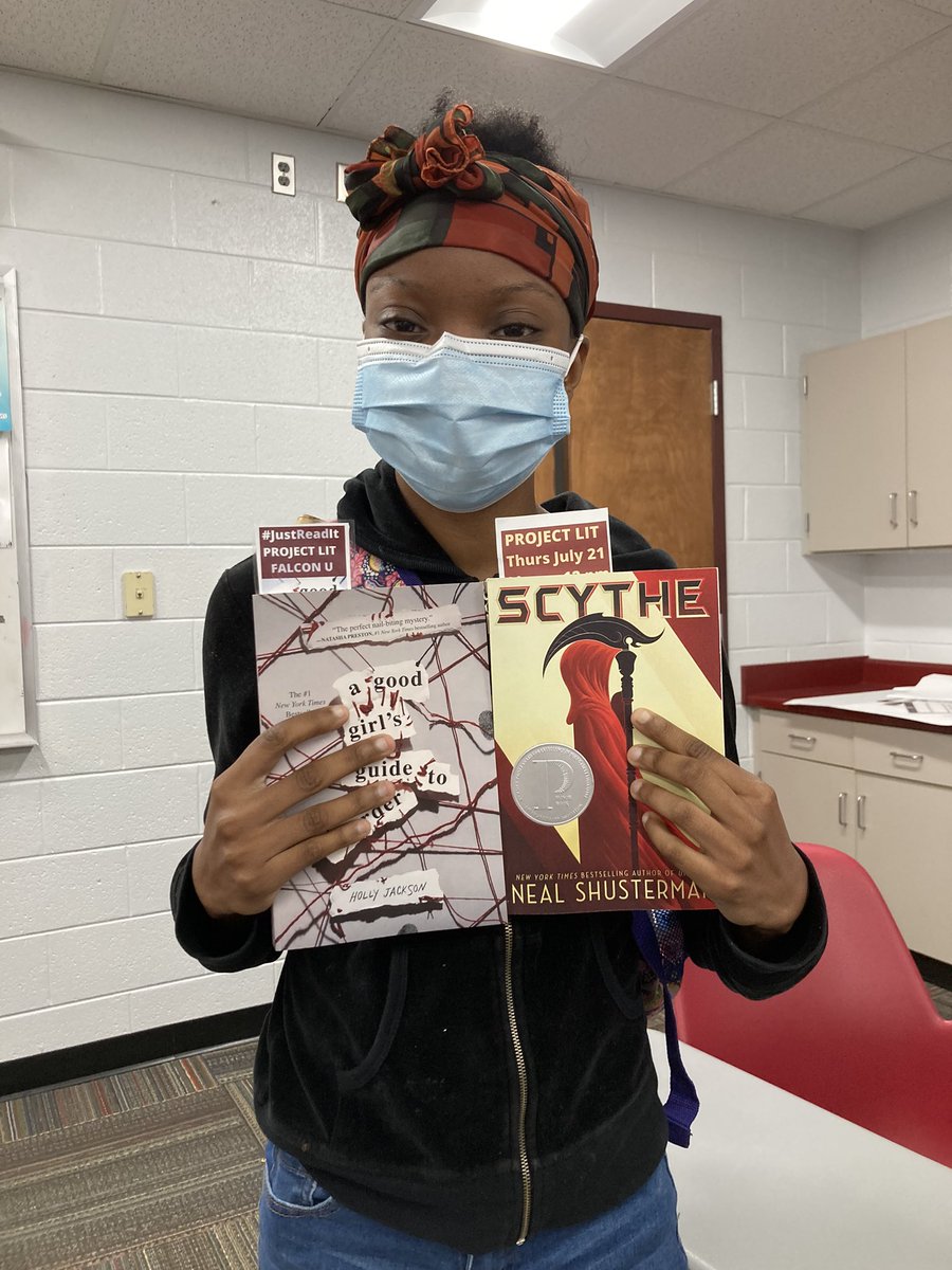 FHS_Instruction's tweet image. Another great @ProjectLITComm book club #summeredition We’re excited about #Scythe by @NealShusterman and #AGoodGirlsGuidetoMurder by @HoJay92