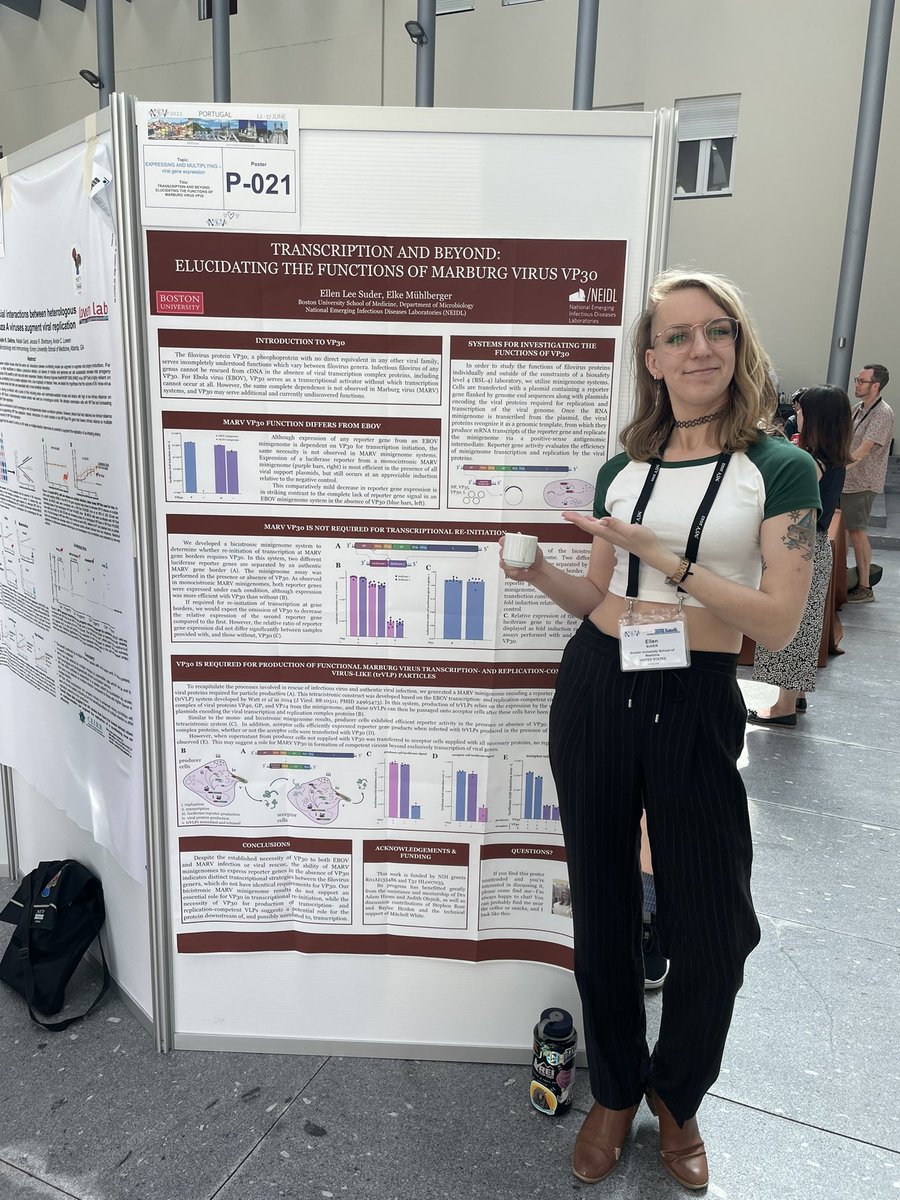 dsilvayala's tweet photo. Stop by this poster at #NSV2022 to learn about the super powers of Marburg Virus VP40 from this awesome expert!! @ellenleesuder https://t.co/UO6ed4pys8