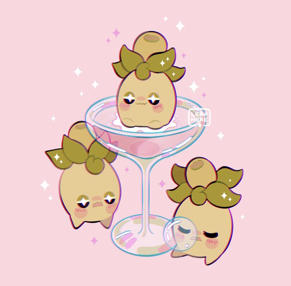 「Smoliv drink 🍸 」|✧ Leaphereのイラスト