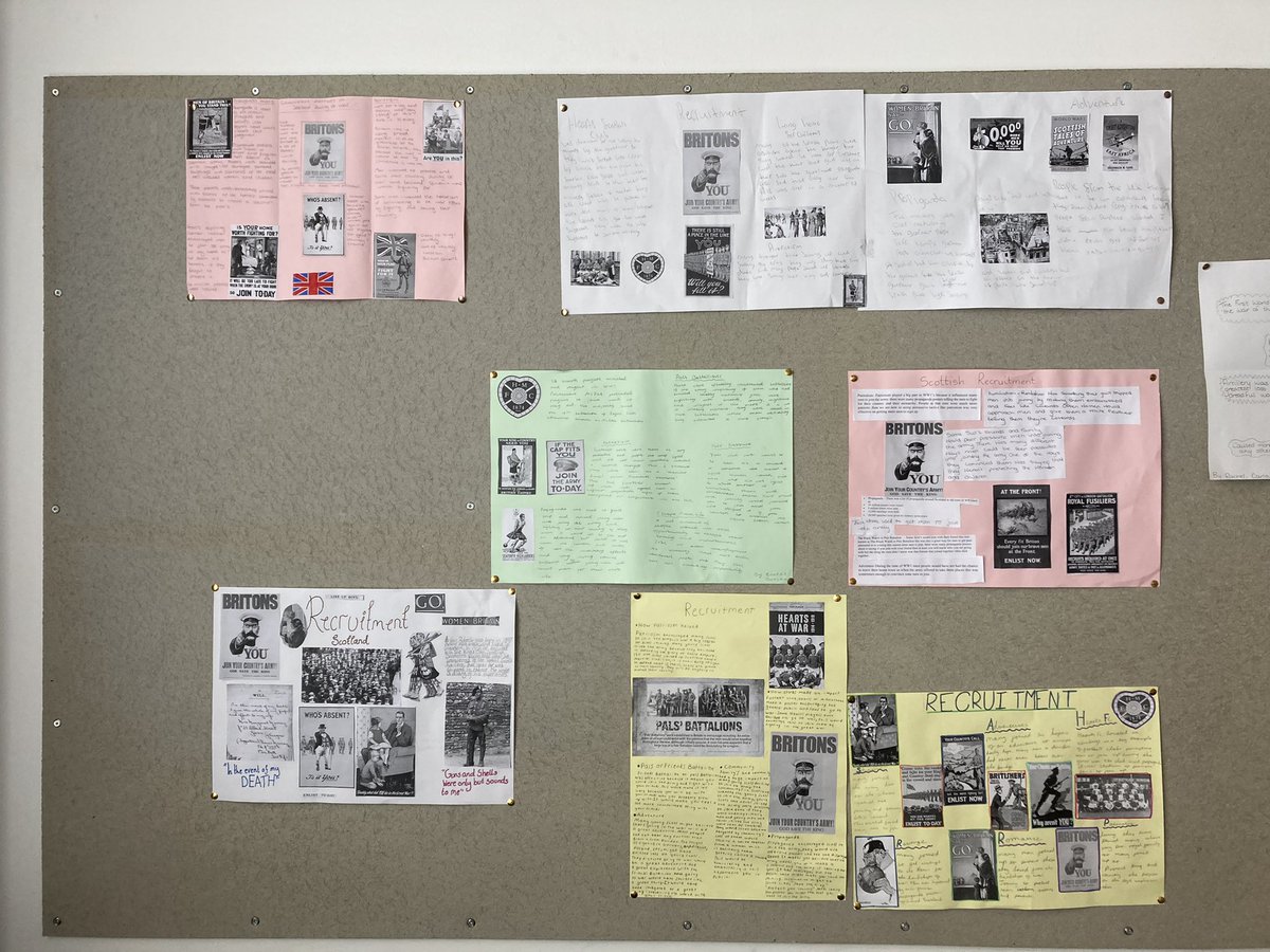So impressed with my hard working Nationals! Great posters with lots of information on Recruitment. A great revision tool for the future too <a href="/harrisacdundee/">Harris Academy</a>