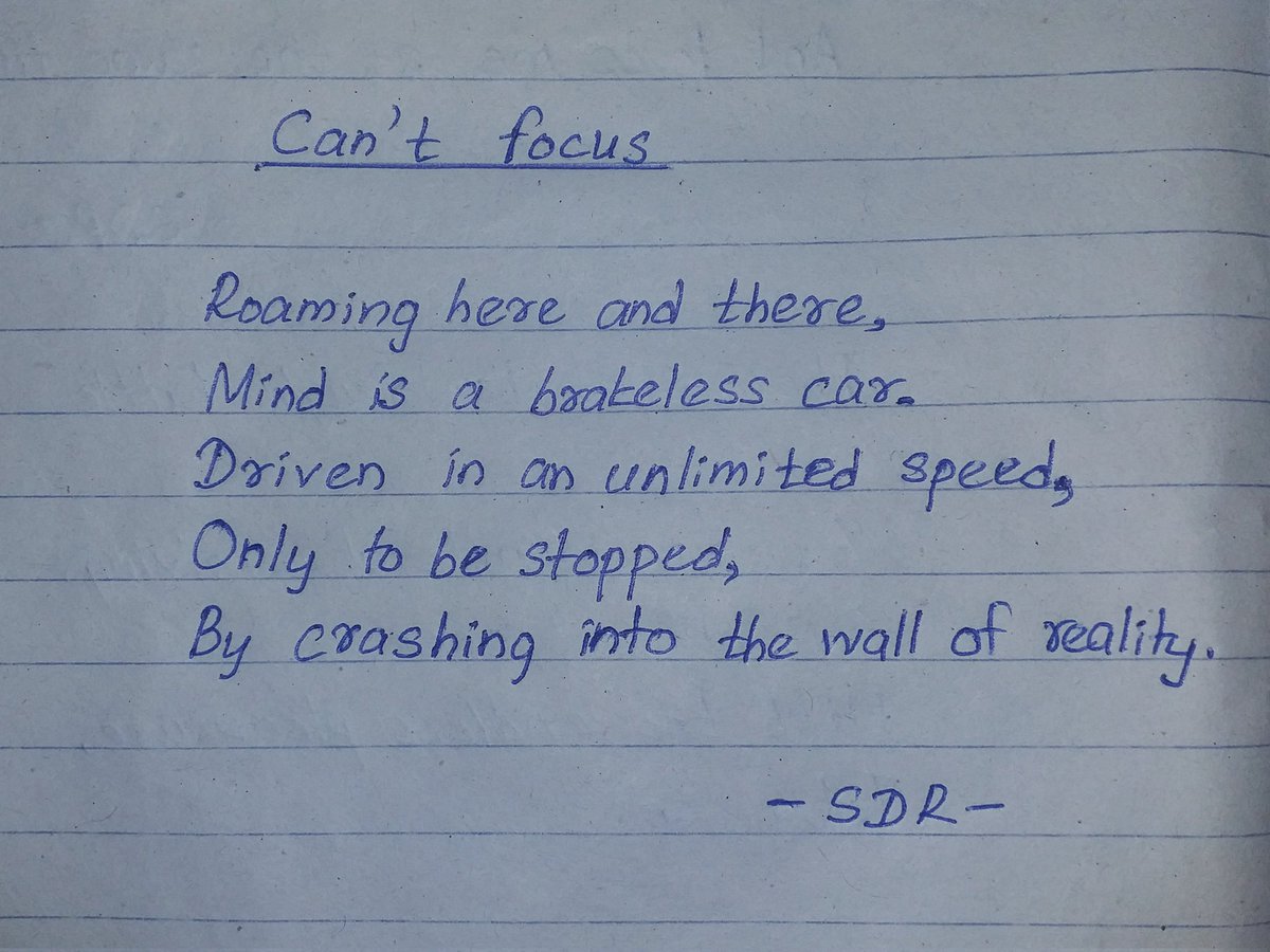 PoetLttle's tweet photo. It's #poem no. 07.
Can't focus! 😶
#CanNotFocus #Mind https://t.co/fWe8HuA6kn