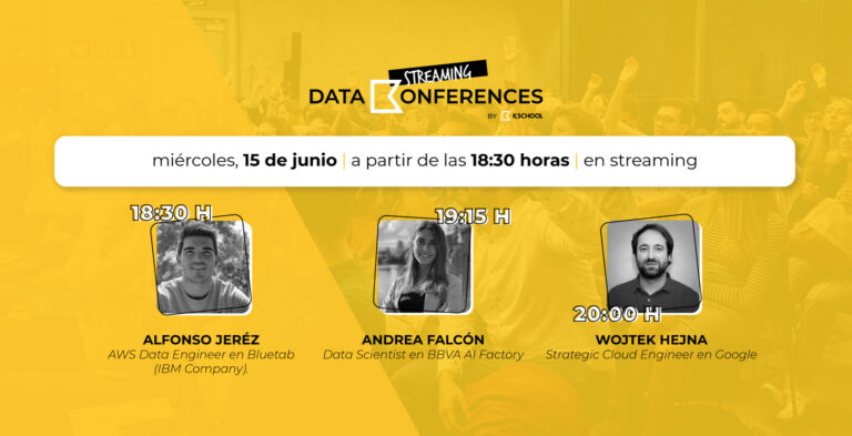 dksdigital's tweet photo. ¡Recuerda que este miércoles 15 de junio celebramos nuestras #DataKonferences!
Con ponentes 🔝 de @bluetabtweet, @BBVA_AIFactory y @GoogleES
¿Te vienes? https://t.co/Es86OcHfod
#KSchool https://t.co/BDxecQALFe