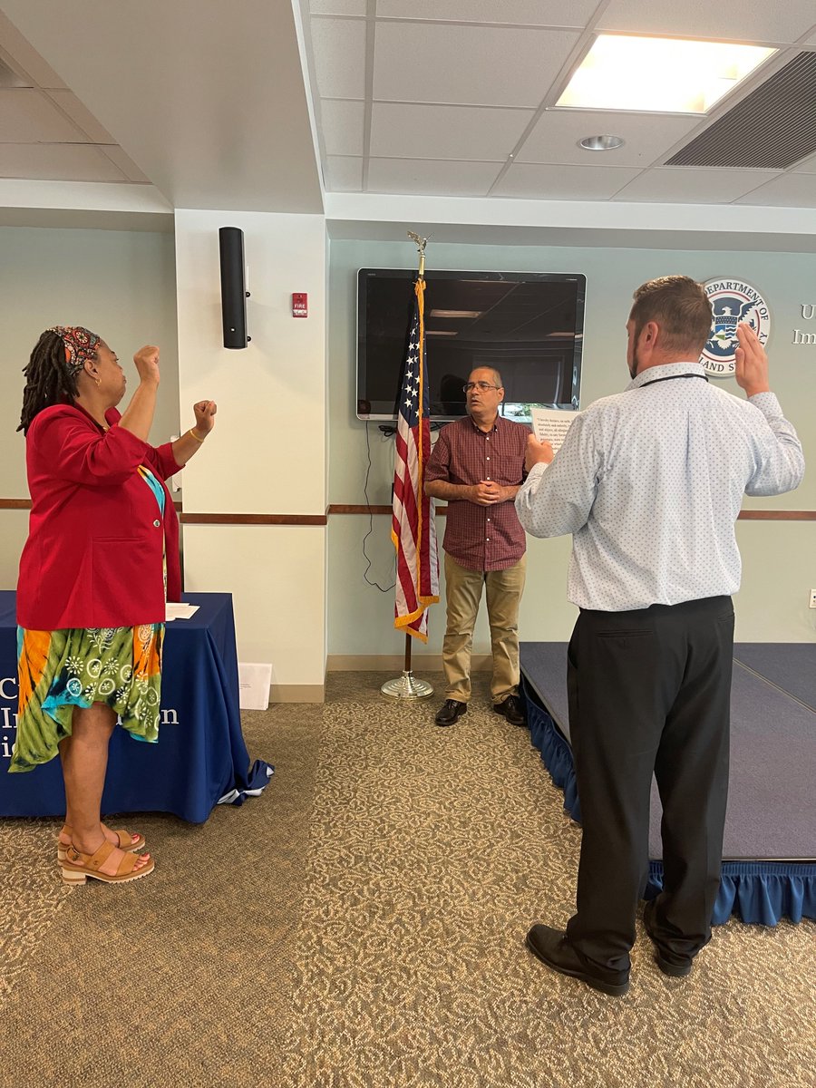 Congratulations to Iraqi client, A.A., for passing his #citizenship interview and getting sworn in as a U.S. citizen!  His journey presented a unique set of challenges due to A.A.’s deafness, but with the help of our Associate Attorney, Kate, and IINE legal team he persisted.