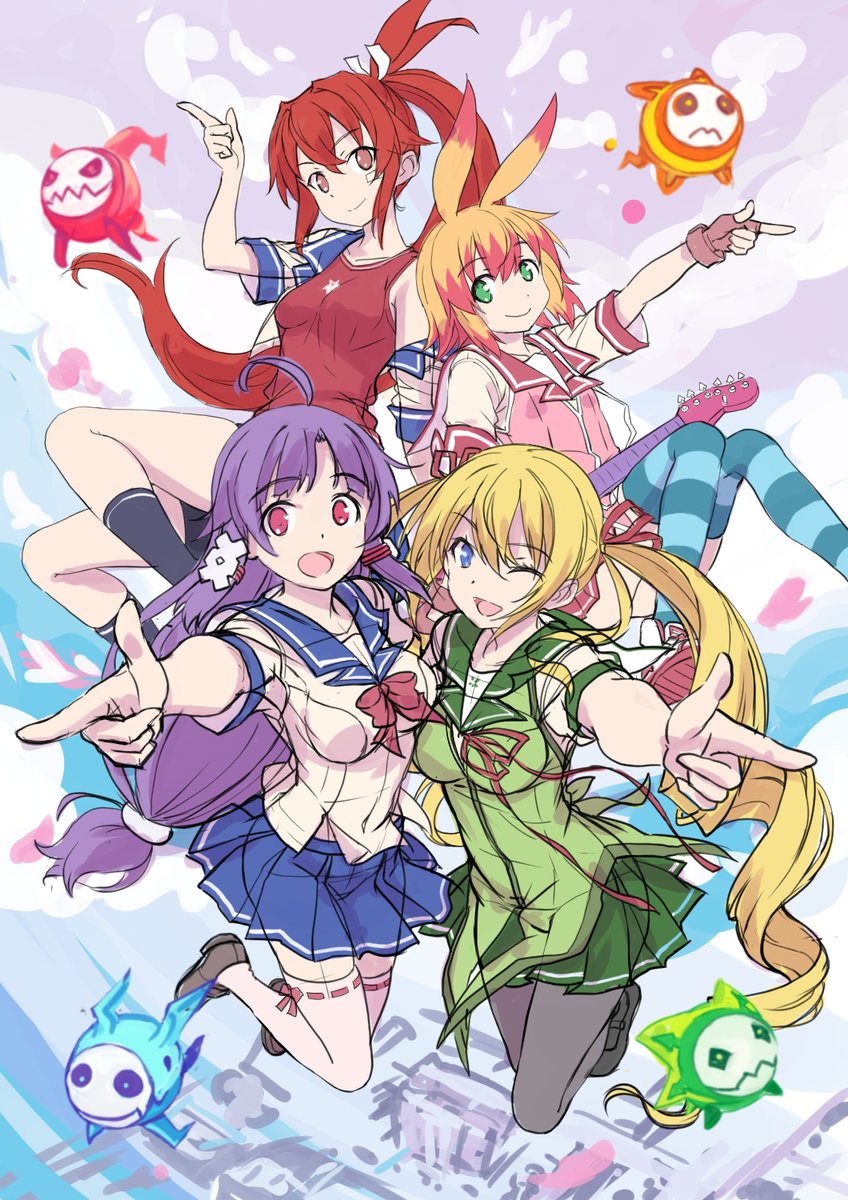 PQubeAsia's tweet photo. What do you think of these #GalGunReturns sketches? 🥰 https://t.co/NjwlScTR33