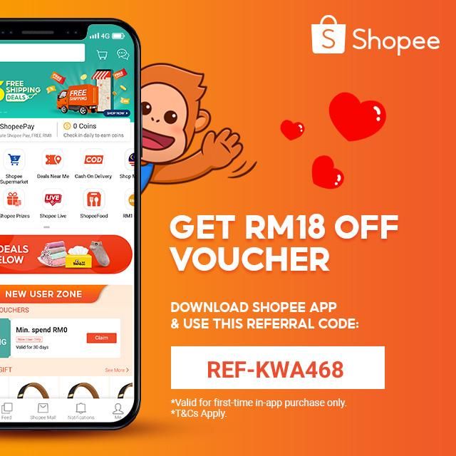 83_khai's tweet photo. Use my referral code REF-KWA468 to get RM18.00 off off your first purchase! Download Shopee now to enjoy free shipping and lowest price guaranteed deals! https://t.co/qrMSVJilpK https://t.co/mPSzfLSdJ3