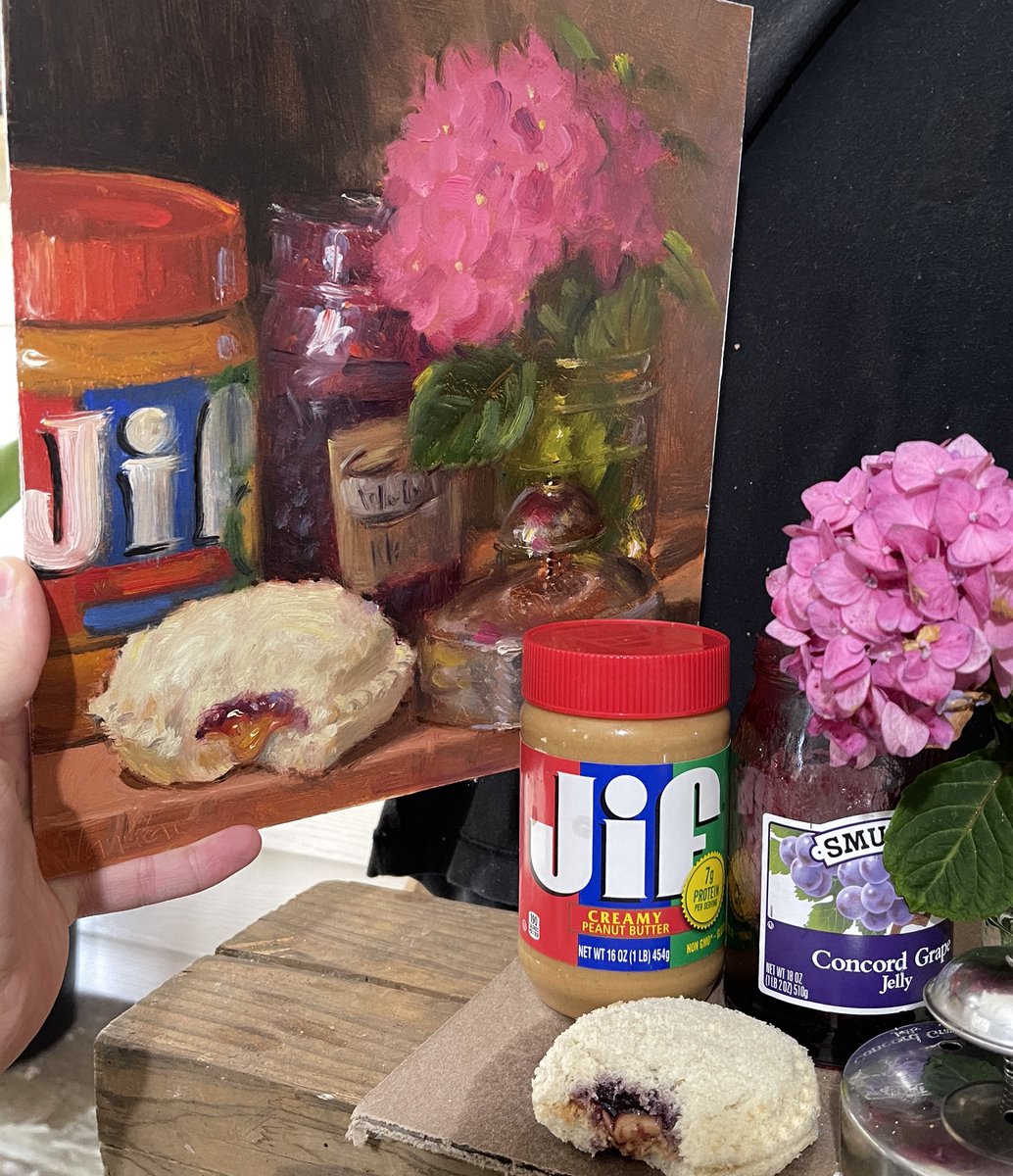 My oil painting / The models