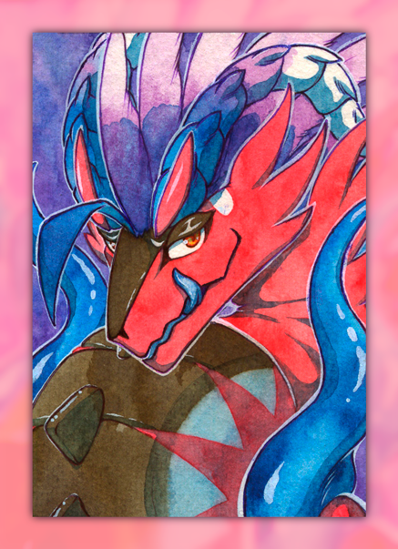 _kaNoharu_'s tweet photo. Well-well yeah, I couldn't resist the urge of drawing the new legendary pokemons from upcoming Scarlet and Purple! ✨😊✨

#PokemonScarletandViolet #Miraidon #Koraidon https://t.co/48HEeDNYFL